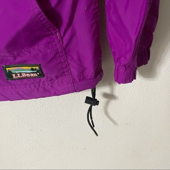 L.L. Bean Anorak Jacket vintage womens purple medium - Picture 4 of 11